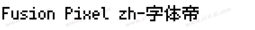 Fusion Pixel zh字体转换